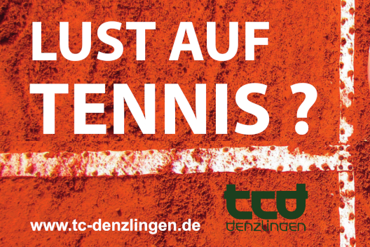 Lust auf Tennis